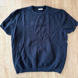 Mango Men's Dark Navy Crewneck Sweater